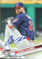 Corey Kluber Signed 2016 Topps Baseball Card - Cleveland Indians #257 LL