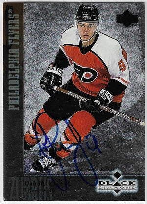 Dainius Zubrus Signed 1996-97 Upper Deck Black Diamond Hockey Card - Philadelphia Flyers