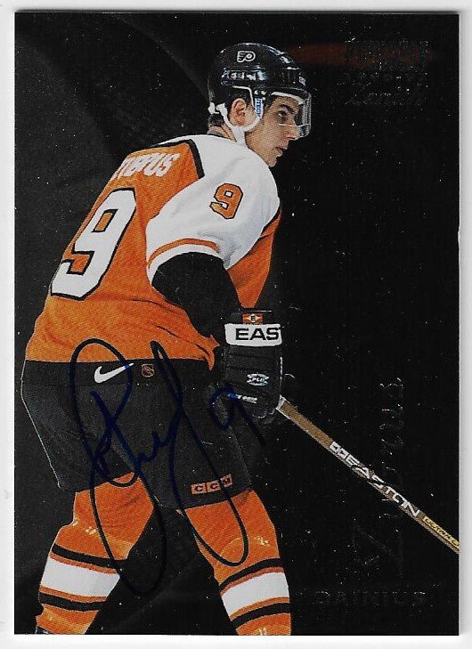 Dainius Zubrus Signed 1996 - 97 Zenith Hockey Card - Philadelphia Flyers - PastPros