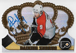 Dainius Zubrus Signed 1997 - 98 Pacific Crown Royale Hockey Card - Philadelphia Flyers - PastPros