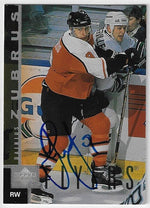 Dainius Zubrus Signed 1997-98 Upper Deck Hockey Card - Philadelphia Flyers