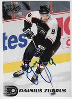 Dainius Zubrus Signed 1998-99 Pacific Hockey Card - Philadelphia Flyers
