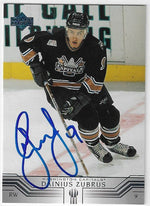Dainius Zubrus Signed 2001-02 Upper Deck Hockey Card - Washington Capitals