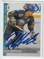 Dale Hawerchuk Signed 1992-93 O-Pee-Chee Hockey Card - Buffalo Sabres