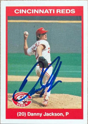 Danny Jackson Signed 1990 Kahn's Baseball Card - Cincinnati Reds