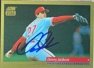Danny Jackson Signed 1994 Score Gold Rush Baseball Card - Cincinnati Reds