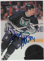 Darren Turcotte Signed 1994-95 Donruss Hockey Card - Hartford Whalers