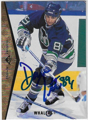 Darren Turcotte Signed 1994-95 SP Hockey Card - Hartford Whalers