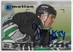Darren Turcotte Signed 1995-96 Skybox E-Motion Hockey Card - Hartford Whalers