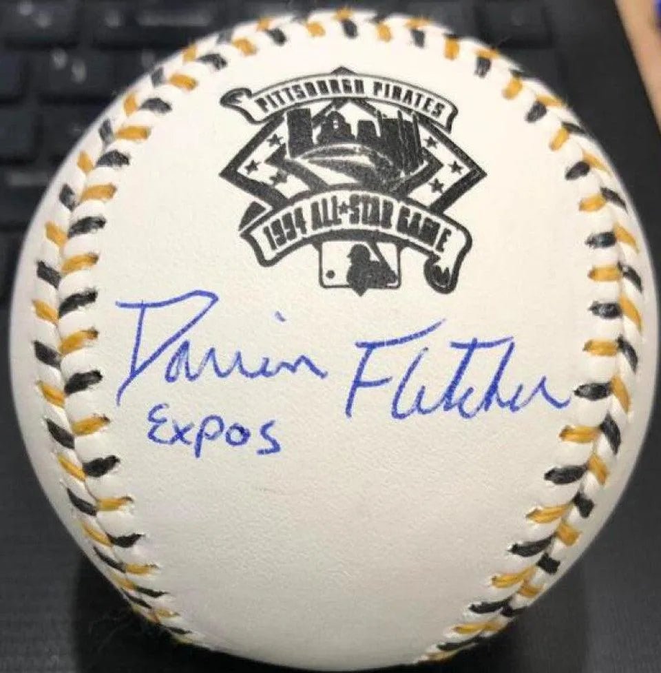 Darrin Fletcher Signed 1994 All-Star Game ROMLB Baseball - Montreal Expos