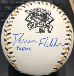 Darrin Fletcher Signed 1994 All-Star Game ROMLB Baseball - Montreal Expos - PastPros
