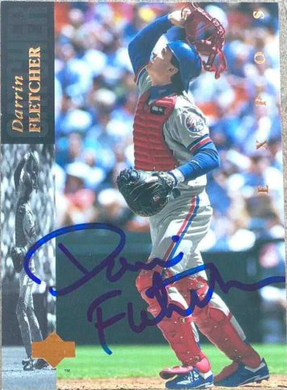 Darrin Fletcher Signed 1994 Upper Deck Baseball Card - Montreal Expos