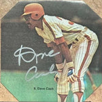 Dave Cash Signed 1976 Sportstix Stickers - Philadelphia Phillies