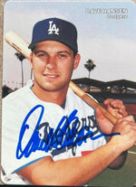 Dave Hansen Signed 1993 Mother's Cookies Baseball Card - Los Angeles Dodgers