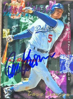 Dave Hansen Signed 1995 Fleer Update Baseball Card - Los Angeles Dodgers - PastPros