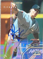 Dave Veres Signed 1995 Fleer Baseball Card - Houston Astros