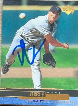 Dave Veres Signed 2000 Upper Deck Baseball Card - Colorado Rockies - PastPros