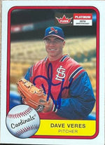 Dave Veres Signed 2001 Fleer Platinum Baseball Card - St Louis Cardinals