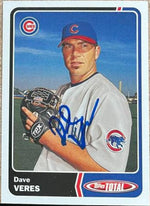 Dave Veres Signed 2003 Topps Total Baseball Card - Chicago Cubs