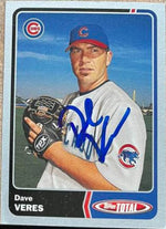 Dave Veres Signed 2003 Topps Total Silver Baseball Card - Chicago Cubs