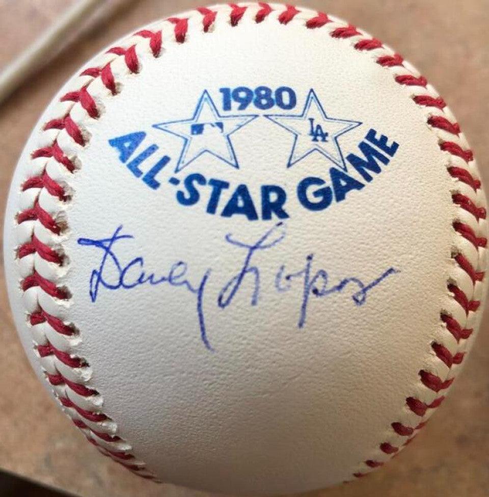 Davey Lopes Signed 1980 All-Star Game ROMLB Baseball - PastPros