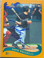 David Dellucci Signed 2002 Topps Baseball Card - Arizona Diamondbacks