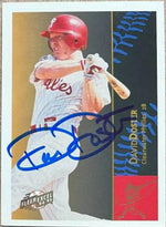 David Doster Signed 1994-95 Fleer Excel Baseball Card - Clearwater Phillies