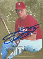 David Doster Signed 1996 Fleer Ultra Gold Medallion Baseball Card - Philadelphia Phillies