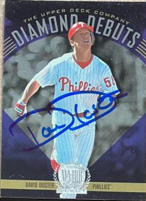 David Doster Signed 1996 Upper Deck Baseball Card - Philadelphia Phillies - PastPros