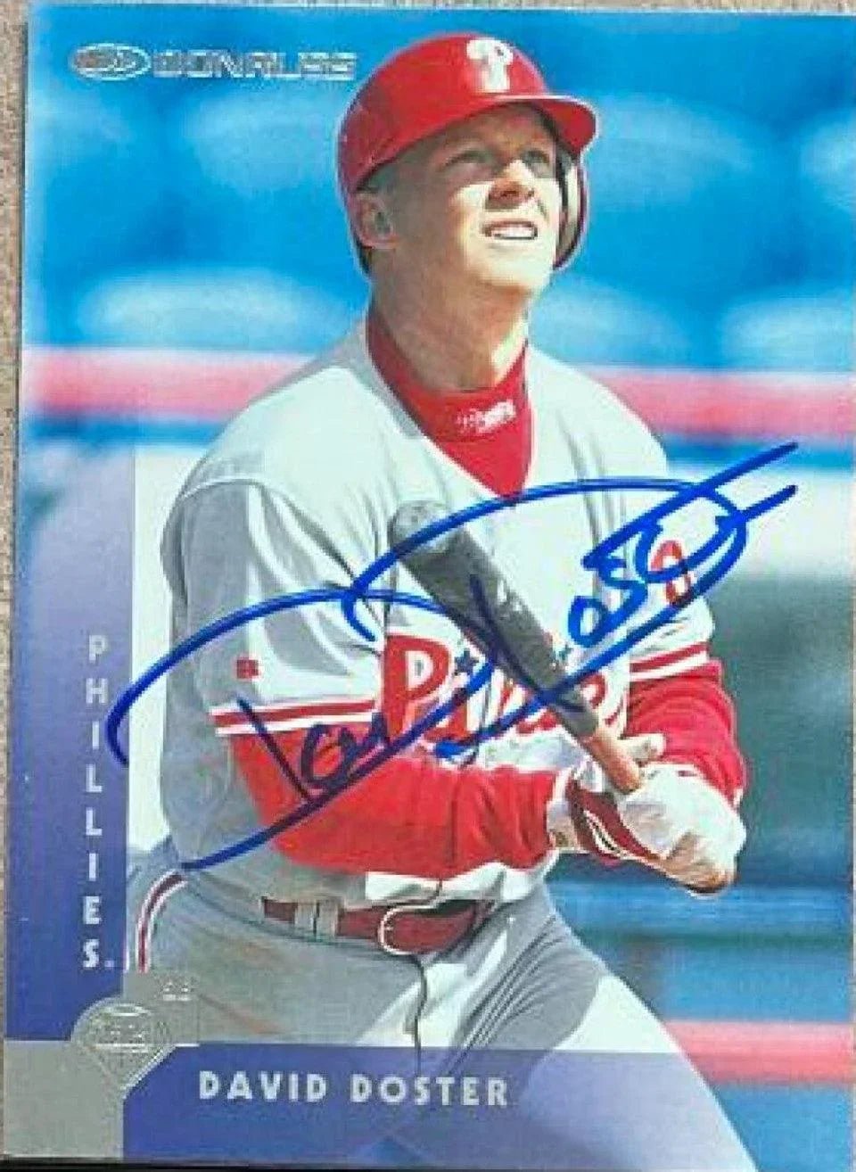David Doster Signed 1997 Donruss Baseball Card - Philadelphia Phillies