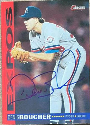 Denis Boucher Signed 1994 O-Pee-Chee Baseball Card - Montreal Expos