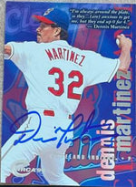 Dennis Martinez Signed 1996 Circa Baseball Card - Cleveland Indians