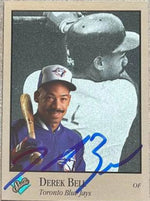 Derek Bell Signed 1992 Studio Baseball Card - Toronto Blue Jays