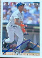 Derek Bell Signed 1993 Upper Deck Baseball Card - San Diego Padres