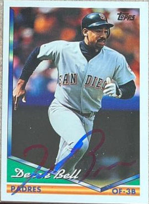 Derek Bell Signed 1994 Topps Baseball Card - San Diego Padres - PastPros