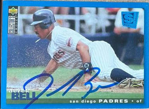 Derek Bell Signed 1995 Collector's Choice SE Baseball Card - San Diego Padres