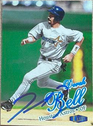 Derek Bell Signed 1998 Fleer Ultra Baseball Card - Houston Astros - PastPros