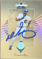 Derrick May Signed 1994 Leaf Limited Baseball Card - Chicago Cubs