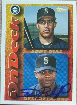 Desi Relaford Signed 1995 Topps Baseball Card - Seattle Mariners - PastPros