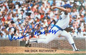 Dick Ruthven Signed 1983 Thorn Apple Valley Baseball Card - Chicago Cubs - PastPros