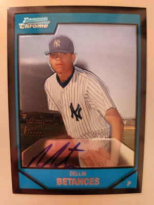 Dillan Betances Signed 2007 Bowman Chrome Prospects Baseball Card - New York Yankees #BC249 AU