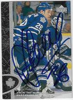 Dmitri Yushkevich Signed 1996 - 97 Upper Deck Hockey Card - Toronto Maple Leafs - PastPros