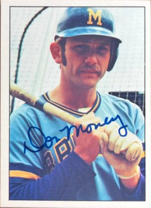 Don Money Signed 1976 SSPC Baseball Card - Milwaukee Brewers - PastPros