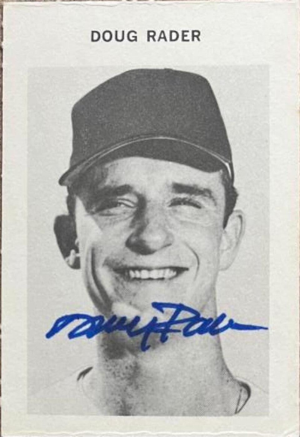 Doug Rader Signed 1969 Milton Bradley Baseball Card - Houston Astros - PastPros