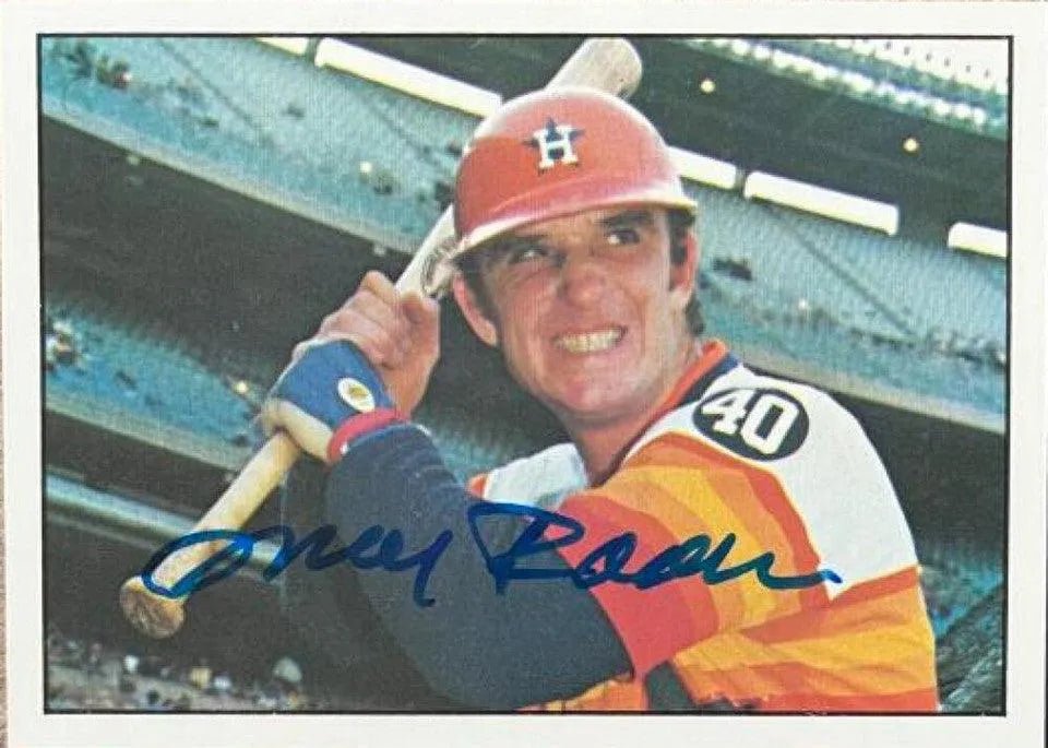 Doug Rader Signed 1976 SSPC Baseball Card - Houston Astros