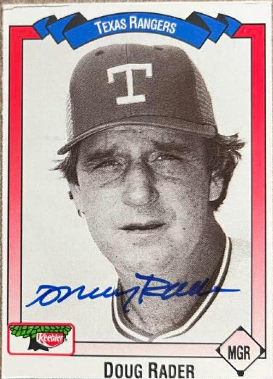 Doug Rader Signed 1993 Keebler Baseball Card - Texas Rangers - PastPros