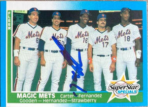 Dwight Gooden Signed 1987 Fleer Baseball Card - New York Mets #629 - PastPros