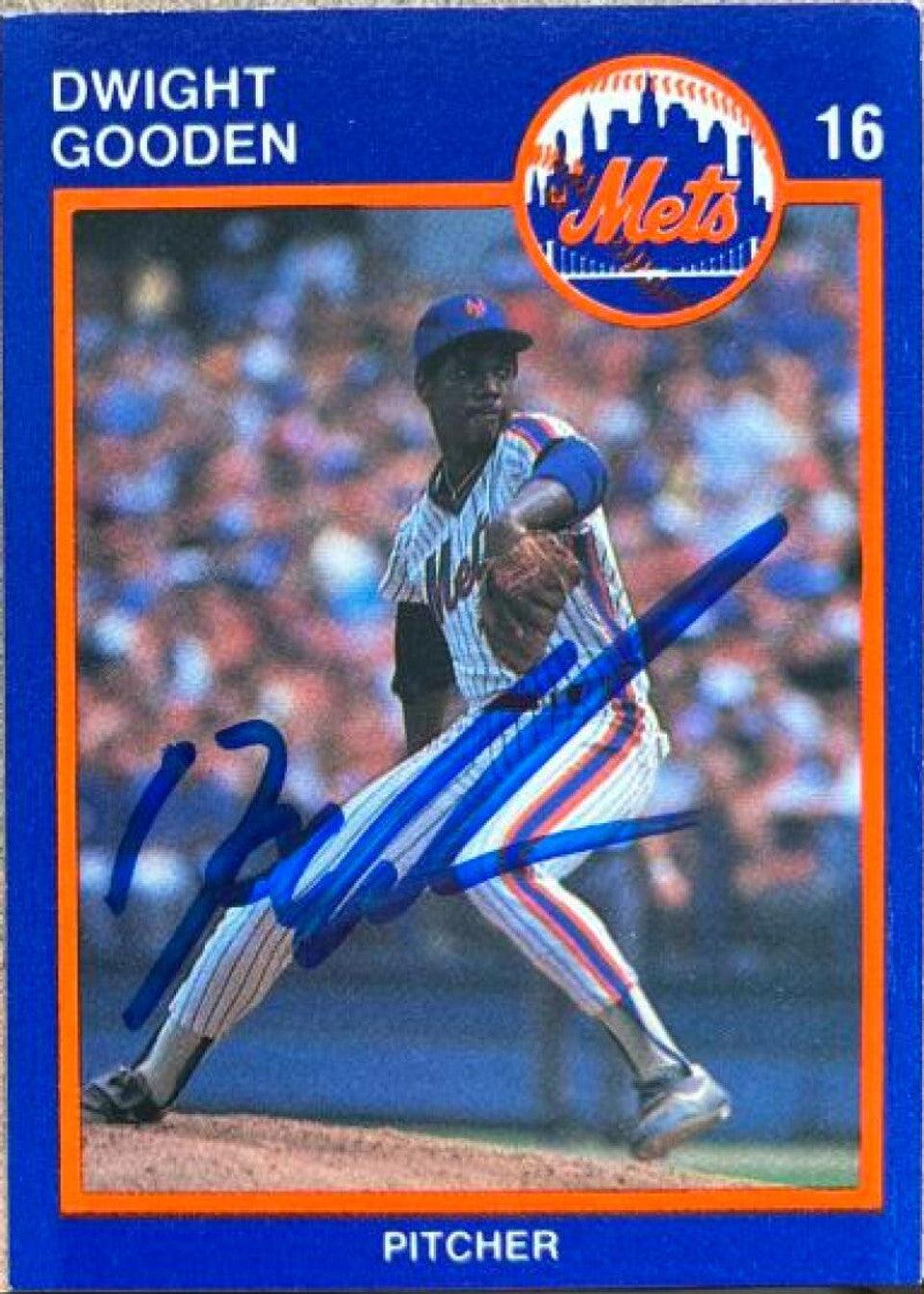 Dwight Gooden Signed 1988 Kahn's Baseball Card - New York Mets - PastPros