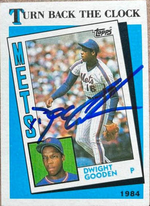 Dwight Gooden Signed 1989 Topps Baseball Card - New York Mets #661