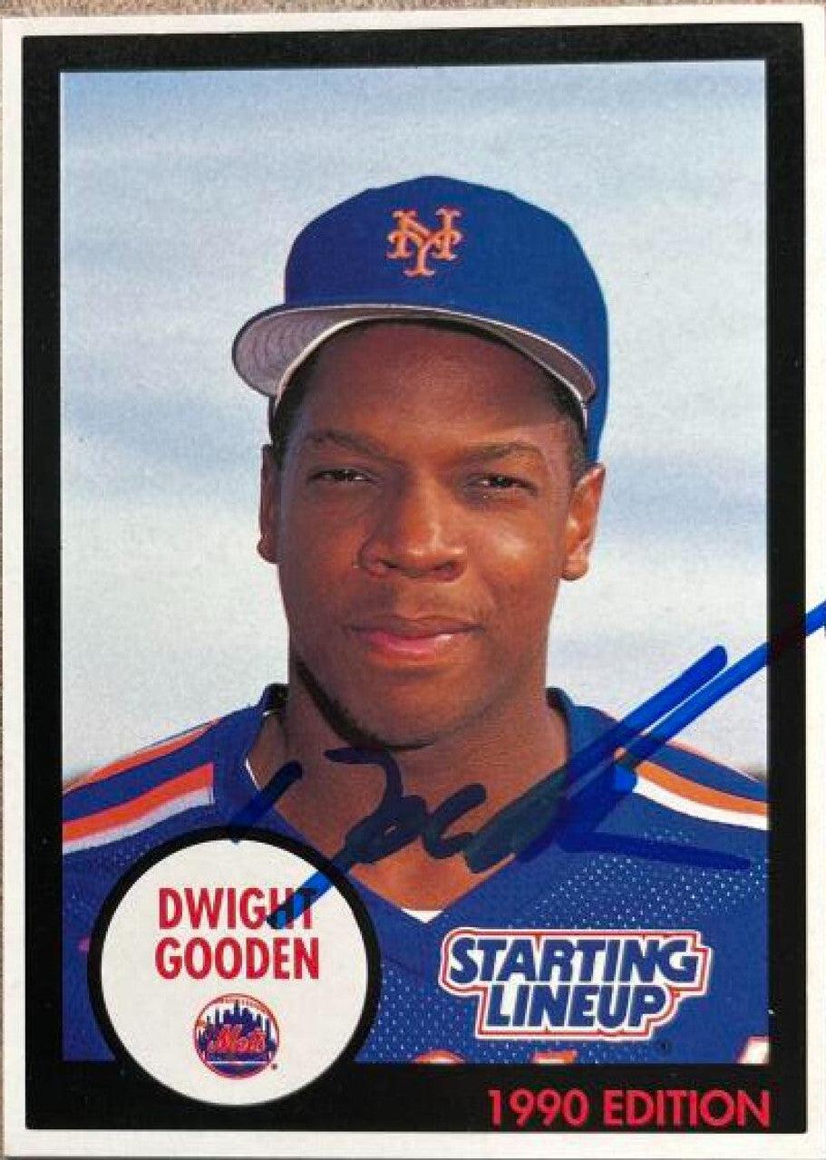 Dwight Gooden Signed 1990 Kenner Starting Lineup Baseball Card - New York Mets - PastPros